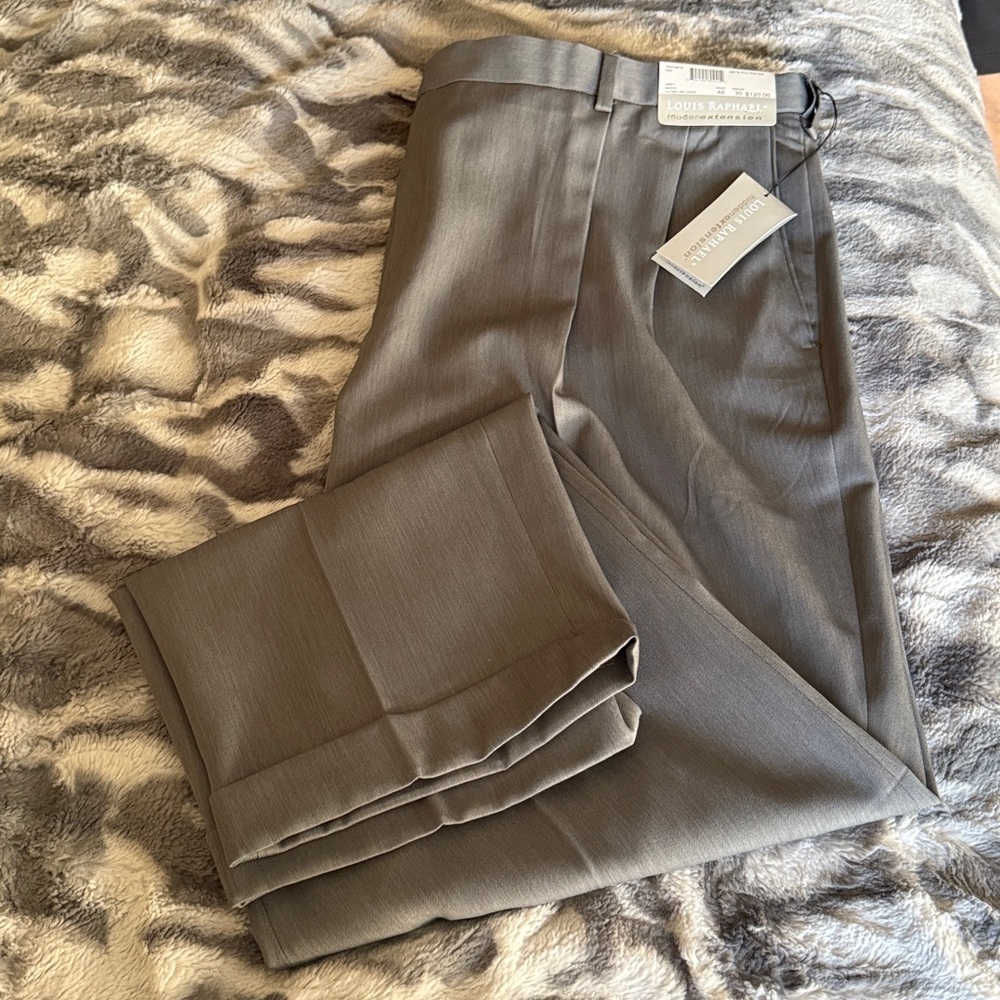 Louis Raphael Silver Dress Pants - Picture 4 of 6